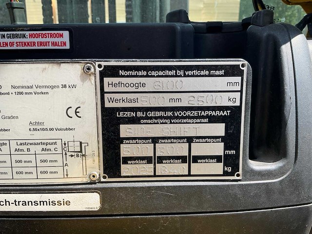 2006 hyster h2.5ft vorkheftruck - afbeelding 25 van  32