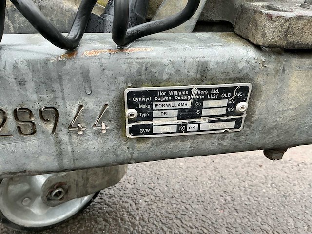 2006 ifor williams db gk105hd aanhangwagen - afbeelding 12 van  12