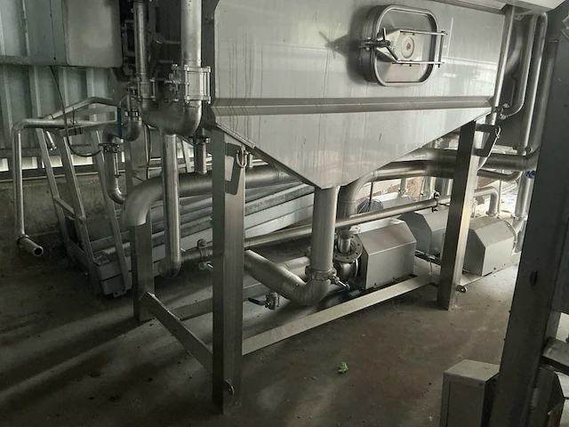 2006 innotec systems rvs schroefkoker / blancheerinstallatie met koeler - afbeelding 9 van  33