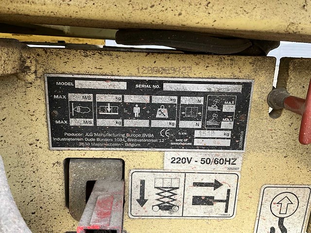 2006 jlg 1930es schaarhoogwerker - afbeelding 14 van  21
