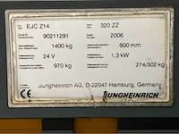 2006 jungheinrich ejc z14 elektrische stapelaar - afbeelding 15 van  22