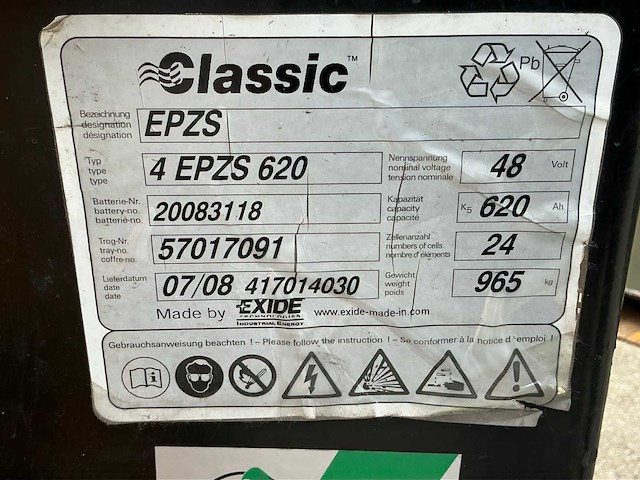 2006 jungheinrich etv-214 reachtruck - afbeelding 10 van  21