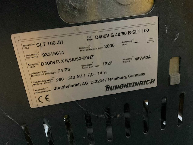 2006 jungheinrich etv110 reachtruck - afbeelding 5 van  13