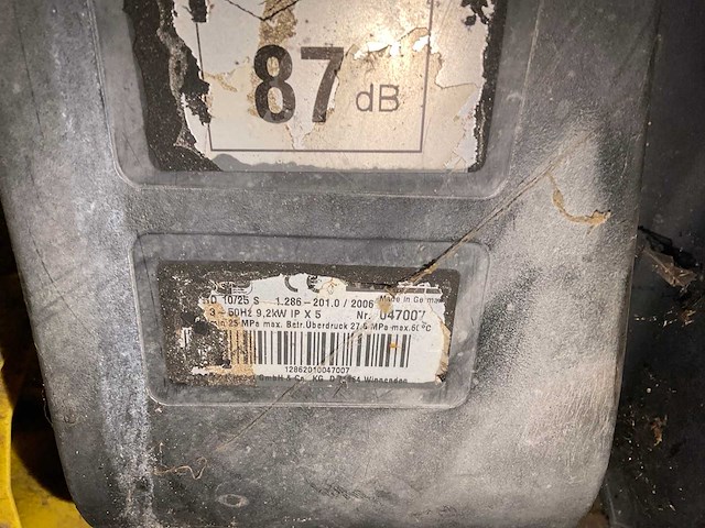 2006 kärcher hd 10/25 s hogedrukreiniger - afbeelding 4 van  4