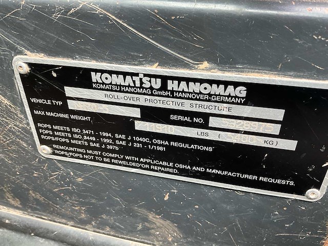 2006 komatsu wa70-5 shovel - afbeelding 17 van  19