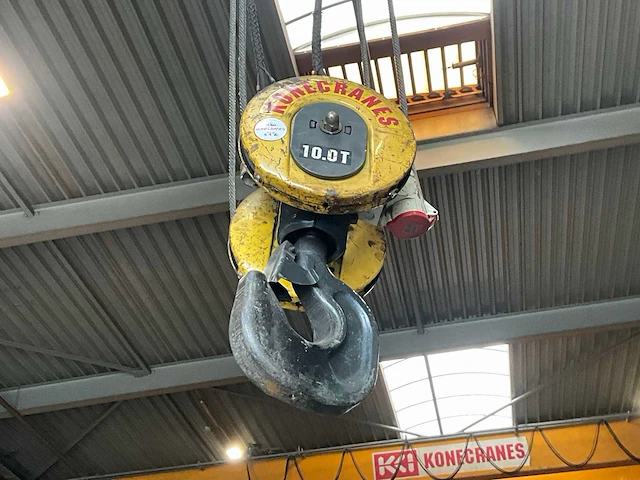 2006 konecranes 10t bovenloophalkraan - afbeelding 2 van  7