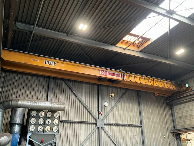 2006 konecranes 10t bovenloophalkraan - afbeelding 1 van  7