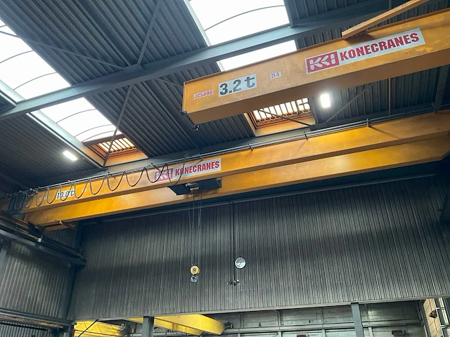 2006 konecranes 10t bovenloophalkraan - afbeelding 2 van  7