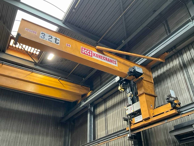 2006 konecranes 3,2t wandloopkraan - afbeelding 2 van  5