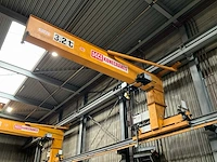 2006 konecranes 3,2t wandloopkraan - afbeelding 2 van  6