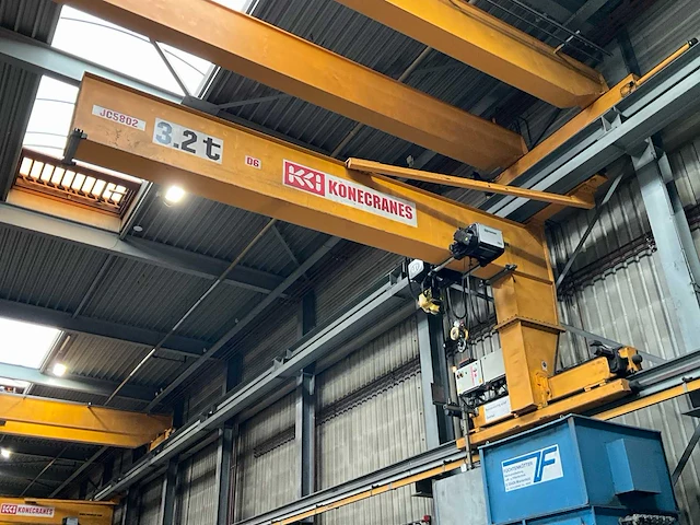 2006 konecranes 3,2t wandloopkraan - afbeelding 2 van  6