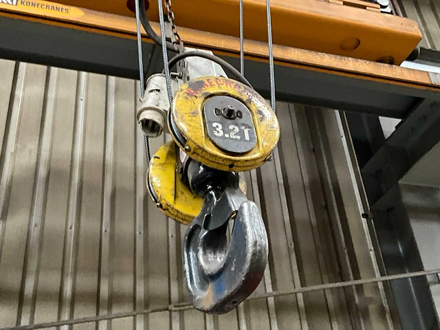 2006 konecranes 3,2t wandloopkraan - afbeelding 5 van  6