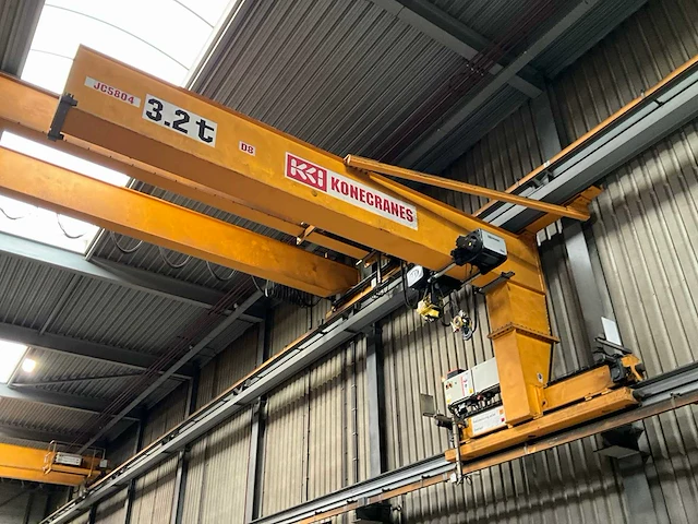 2006 konecranes 3,2t wandloopkraan - afbeelding 2 van  6