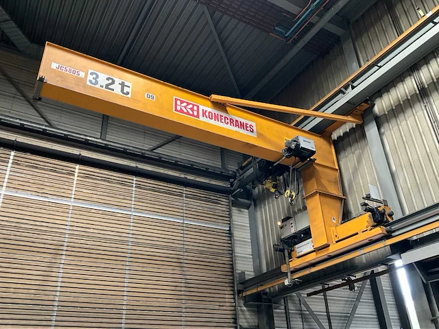 2006 konecranes 3,2t wandloopkraan - afbeelding 2 van  6