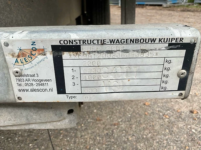 2006 kuiper ast schaftwagen - afbeelding 2 van  28