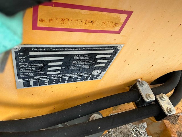 2006 liebherr l 507 stereo shovel - afbeelding 19 van  23