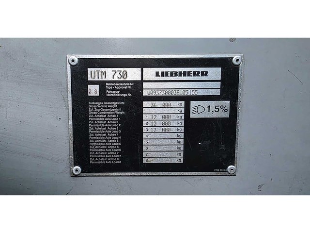 2006 liebherr ltm1045-1 telescoopkraan - afbeelding 24 van  30