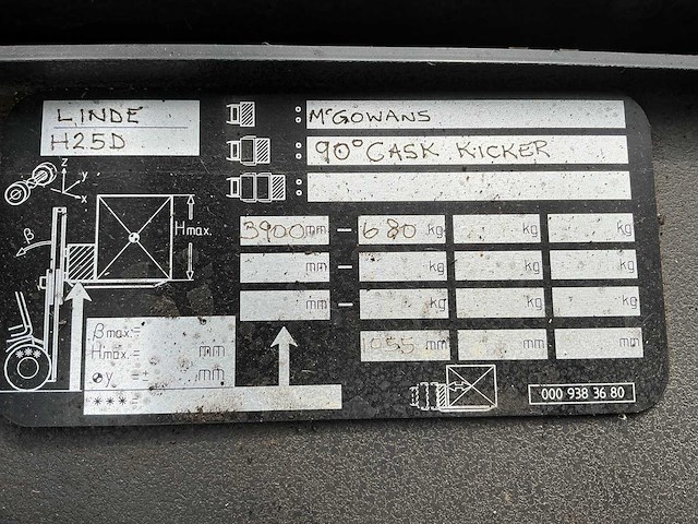 2006 linde h25d vorkheftruck - afbeelding 26 van  37