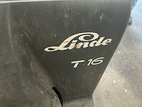 2006 linde t16 kort/breed elektrische palletwagen - afbeelding 2 van  11