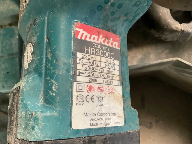 2006 makita hr3000c breekhamer - afbeelding 3 van  3