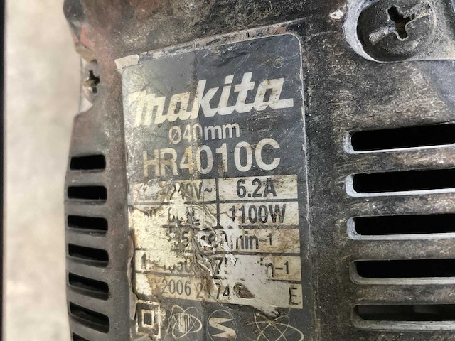 2006 makita hr4010c boormachine hakhamer - afbeelding 3 van  3