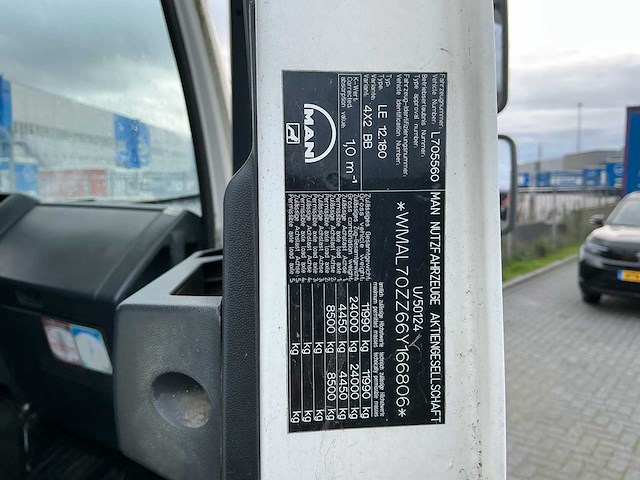 2006 man le12.180 vrachtwagen - afbeelding 21 van  34