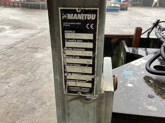 2006 manitou n 4 m orh e verreiker manbak - afbeelding 12 van  13