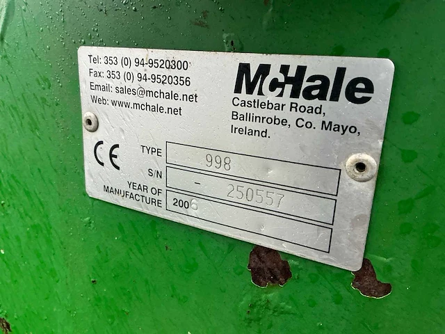 2006 mchale balenwikkelaar - afbeelding 17 van  24