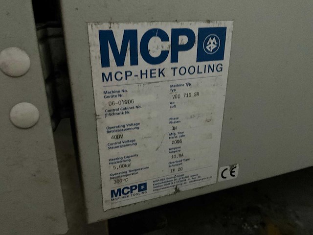 2006 mcp vgo 710 sr droog & verwarmingsoven - afbeelding 7 van  8