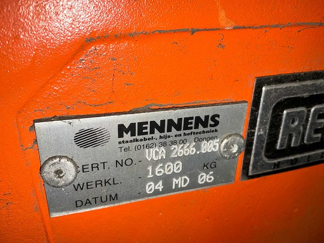 2006 mennens 1753-1 portaalkraan - afbeelding 7 van  27