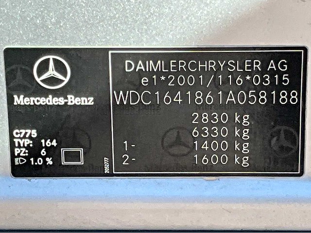 2006 mercedes-benz m-klasse 350 personenauto - afbeelding 26 van  32
