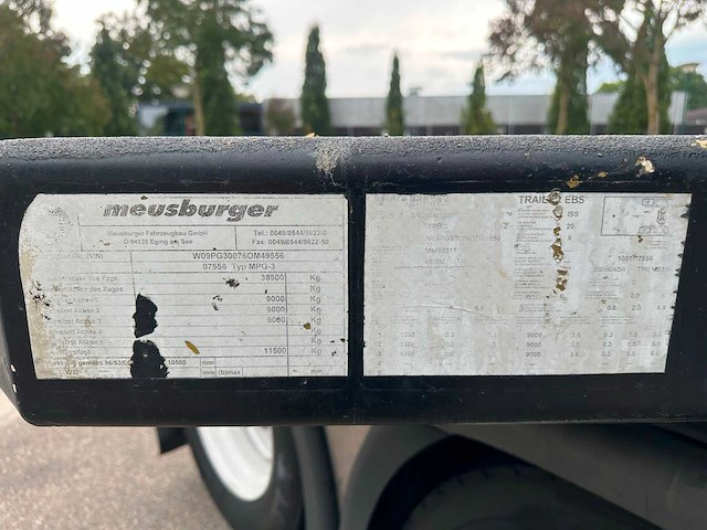 2006 meusburger mpg-3 - 3 assige gedwongen gestuurde semi - afbeelding 1 van  1
