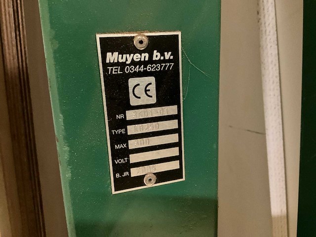 2006 muyen k0250 schuifstelling - afbeelding 6 van  8