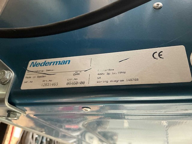 2006 nederman 12631463 lasdampafzuiginstallatie - afbeelding 7 van  7