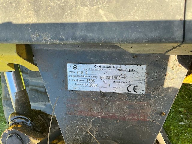 2006 new holland e18 r minigraafmachine - afbeelding 19 van  26