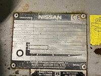 2006 nissan 1n1l180 vorkheftruck - afbeelding 9 van  13
