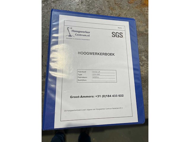 2006 omme 2200rpf rupshoogwerker - afbeelding 27 van  33
