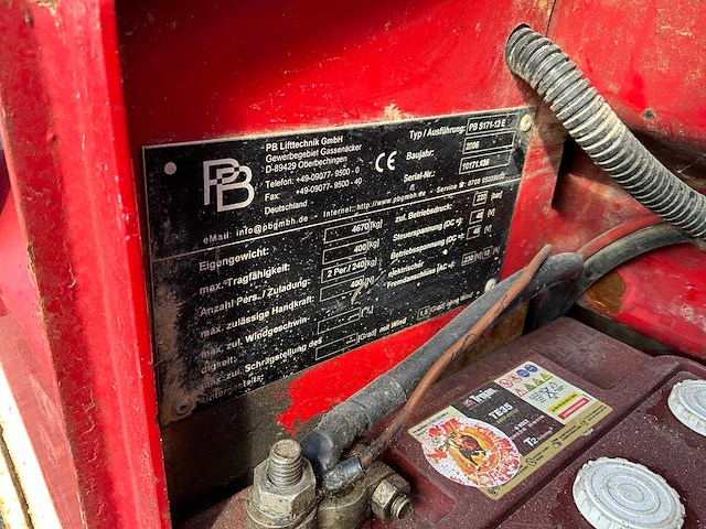 2006 pb lifttechniek s 171-12 e hoogwerker - afbeelding 4 van  12