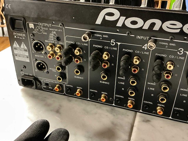 2006 pioneer djm-1000 dj mixer - afbeelding 7 van  8