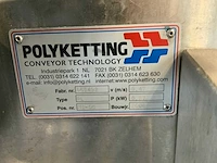 2006 polyketting flessen transportband 27 meter - afbeelding 2 van  12