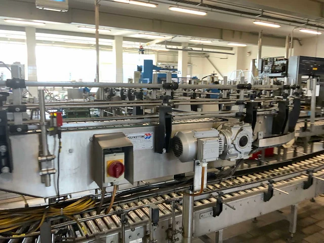 2006 polyketting flessen transportband 27 meter - afbeelding 7 van  12