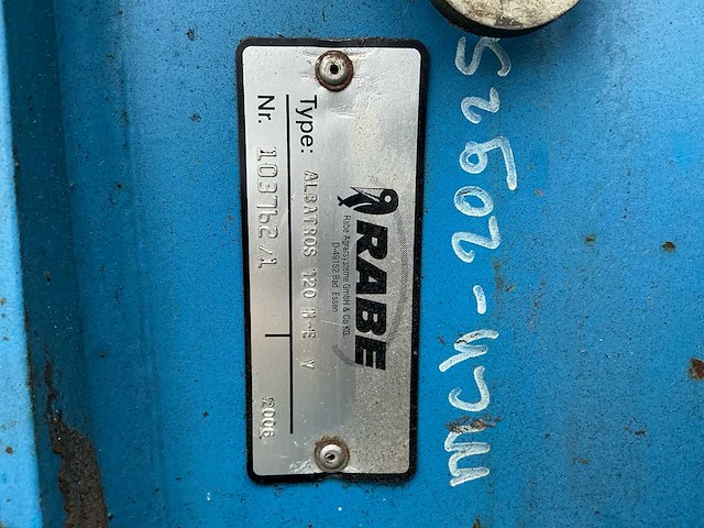 2006 rabe albatros 120 m-e 5 schaar wentelploeg - afbeelding 21 van  25