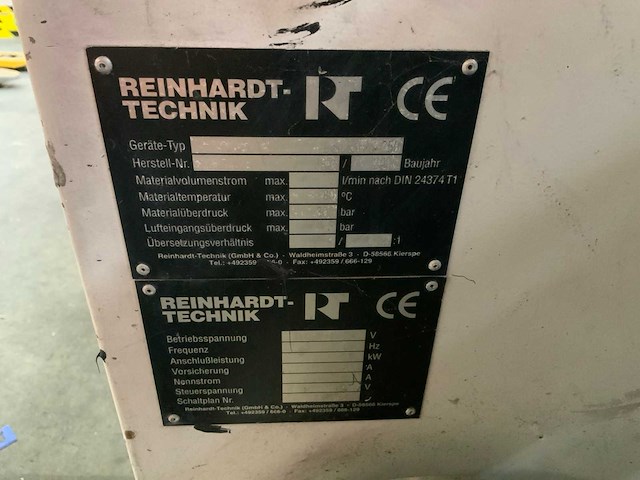 2006 reinhardt-technik ecostar 250 kitmachine - afbeelding 7 van  7