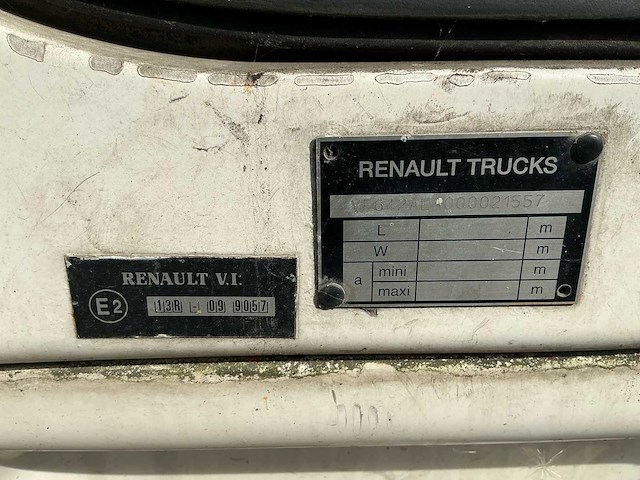 2006 renault midlum 180 gesloten bakwagen met fimopart laadklep - afbeelding 24 van  30