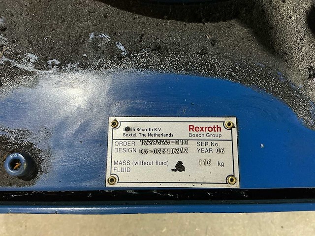 2006 rextroth 05-025102a2 hydraulisch aggregaat - afbeelding 2 van  8