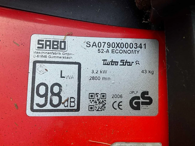2006 sabo grasmaaier - afbeelding 3 van  11