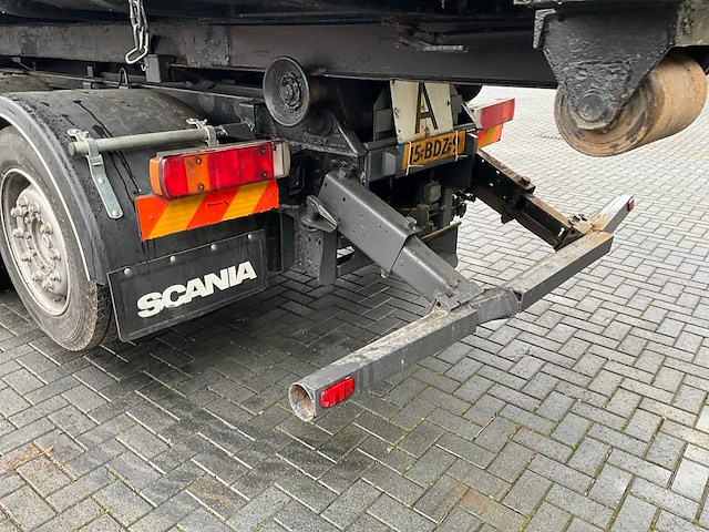 2006 scania r380 vrachtwagen met dalby 22t schuifhaakarmsysteem - afbeelding 36 van  40