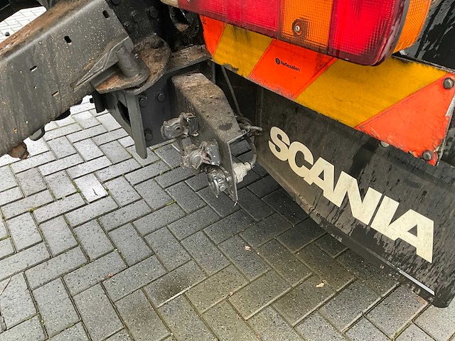 2006 scania r380 vrachtwagen met dalby 22t schuifhaakarmsysteem - afbeelding 12 van  16
