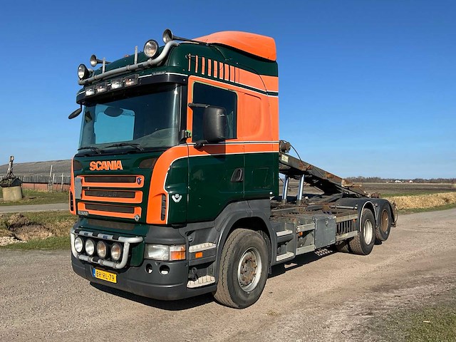 2006 scania r500 vrachtwagen met nch kabelsysteem - afbeelding 1 van  37