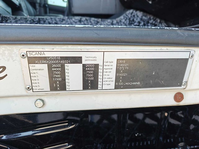 2006 scania r500 vrachtwagen - afbeelding 29 van  35